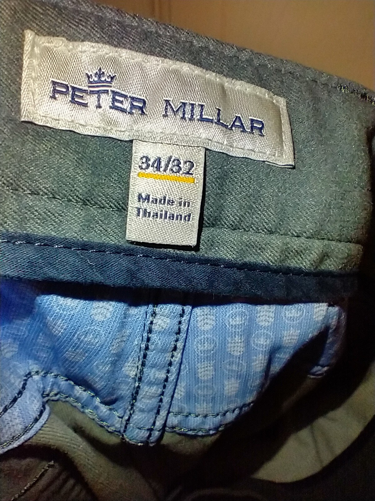 Peter Millar Performance Gray Polyester Five Pock… - image 9