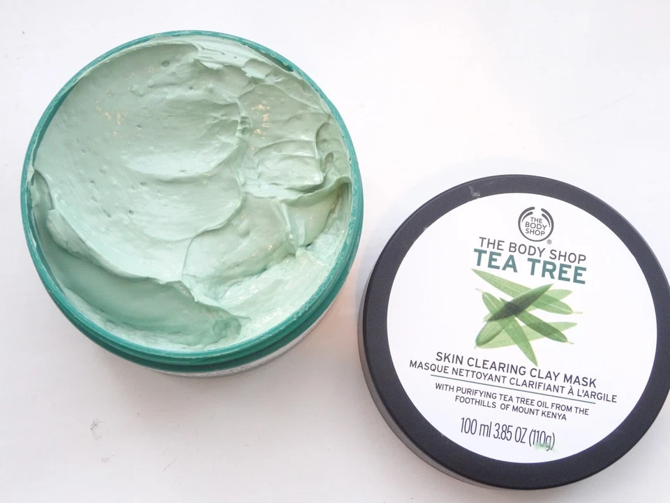 The Body Shop Tea Tree Skin Clearing Clay Mask 100ml - NEW - Discontinued - Image 3 of 3