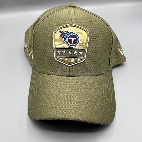 Tennessee Titans Hat Men Medium-Large 39Trhirty New Era Stretch Fitted Cap New