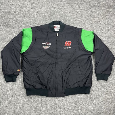 NASCAR Bobby Labonte Jacket Mens Extra Large Coat Interstate Batteries 18 Chase