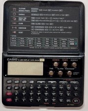 Vintage CASIO DATA BANK DC-7500 Digital Organizer Working NEW BATTERIES TESTED