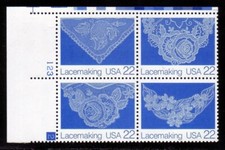 2351-54 Lacemaking. Mint Plate Block. F-vf Nh