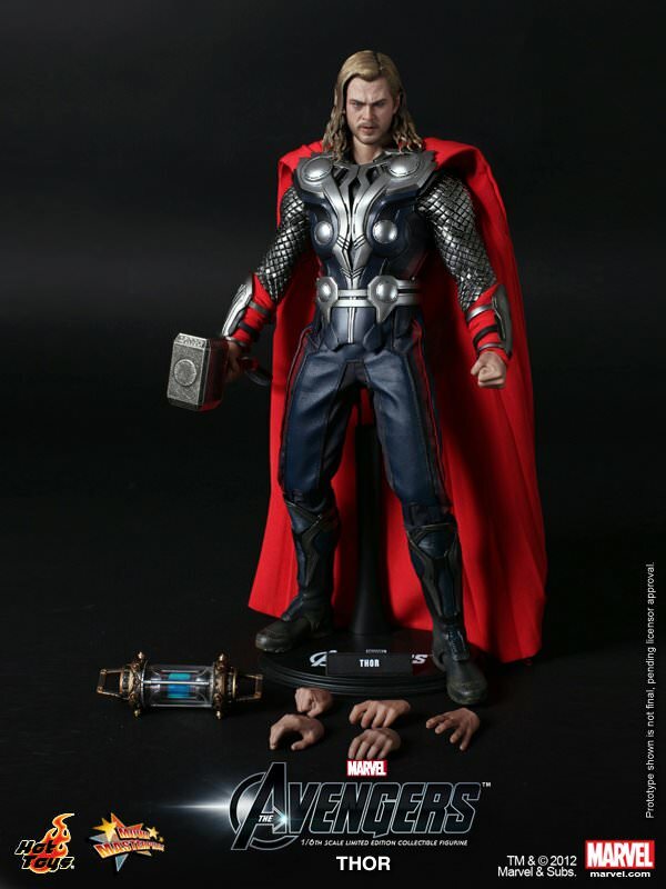 ホットトイズMMS175 アベンジャーズTHOR Hot Toys MMS175 Thor Avengers 2012 1/6 Scale Figure | eBay