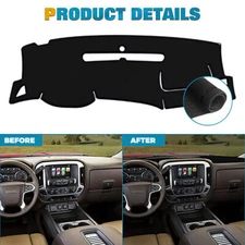 Dash Cover for 2007-2013 Chevy Silverado GMC Sierra 1500 Dashboard Cover Mat