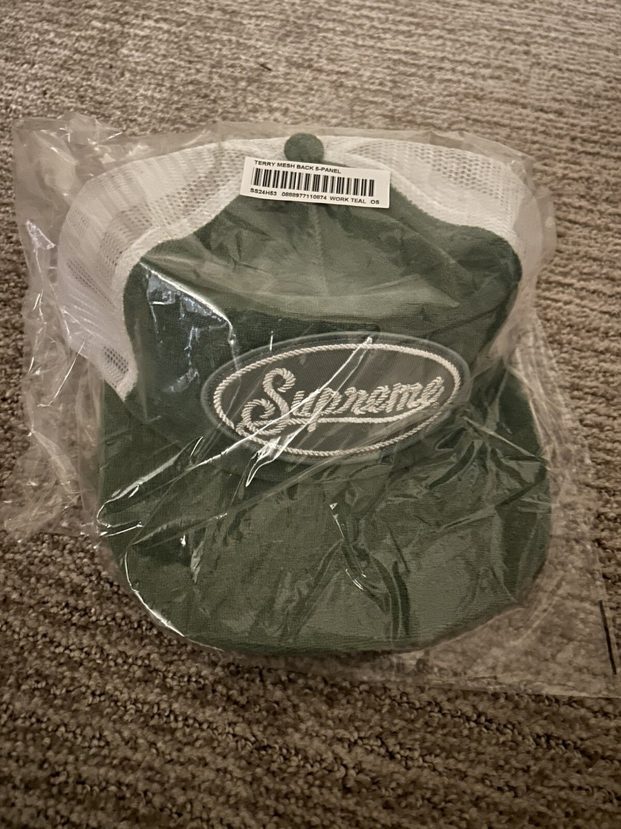 Supreme Terry Mesh Back 5-Panel Hat Green | eBay Supreme Terry Mesh Back 5-Panel Hat Green | eBay