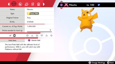  Shiny  6IV Event Pikachu Gmax & Surf For Pokemon Sword & Shield