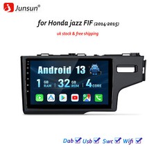 Car Stereo Radio For Honda JAZZ/FIT 2014-2015 Android 13 Carplay GPS Nav BT DAB+