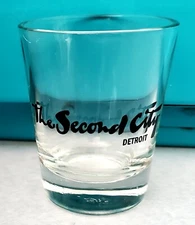 shot glass The Second City Detroit defunct improv comedy club 