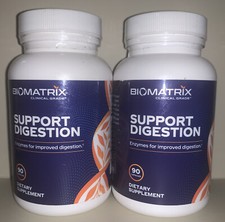 Lot 2 -Support Digestion, 90 Count- Digestive enzymes, Pancreatin, Plant Enzymes