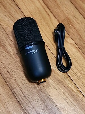 HyperX Solocast Gaming Streaming Microphone with USB Condenser