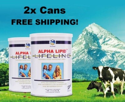 2x ALPHA LIPID Lifeline Kolostrum Pulver Dosen heiße Artikel KOSTENLOSER VERSAND