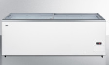 Summit 21.3 C.u. Ft. Commercial Chest Freezer, Flat Top, Glass Lid, NOVA61