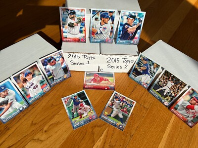 2015 Topps Series 1 & 2 (1-701) Complete Set (Bryant RC, Jeter, Trout)