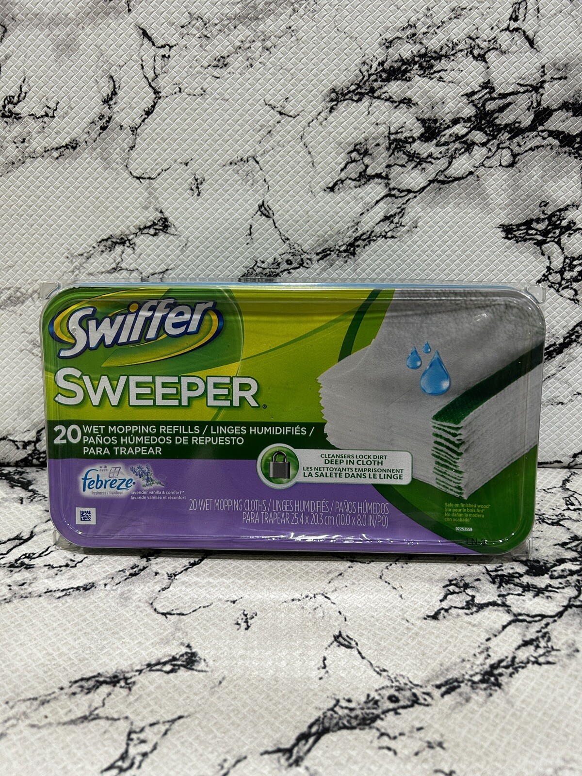Swiffer Sweeper Wet Microfiber Mop Cloths Refill Pad 20 pack Febreze