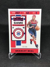 2019-20 Contenders Bradley Beal Blue Game Ticket /99 #11