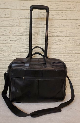 SAMSONITE Rolling Briefcase Leather 