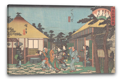 Kunstdruck Utagawa Hiroshige - Daisenji Mae (Tagawaya)