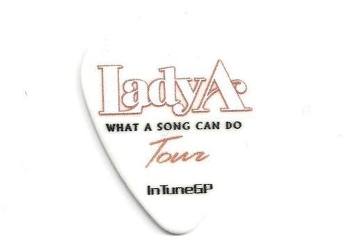 LADY A ANTEBELLUM DAVE HAYWOOD GUITAR PICK CONCERT 2021 TOUR STAGE PLECTRUM NYE