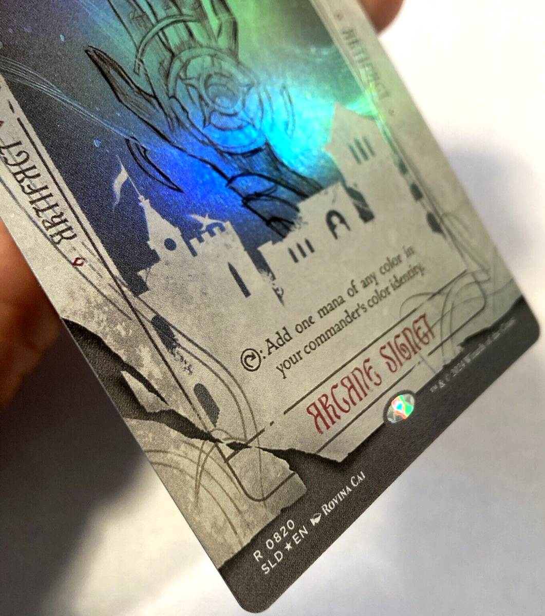 MTG Arcane Signet RAINBOW FOIL Secret Lair Rovina Cai 0820