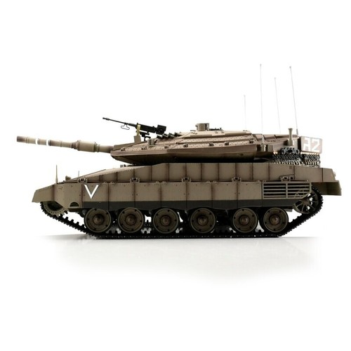 RC Panzer MERKAVA IDF MKIV 1:16 V7.0 Pro Metallketten u Fahrwerk incl MG Bausatz - Bild 3 von 16