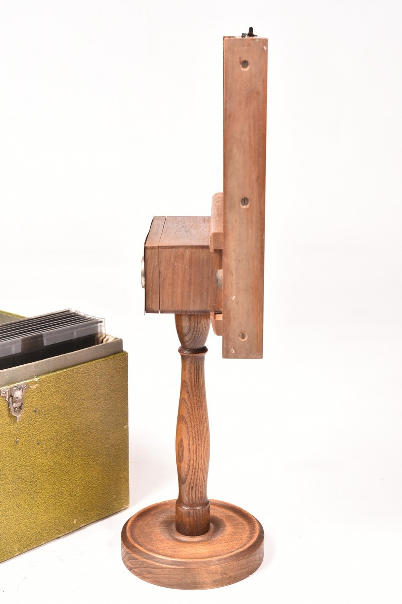 Alsace-photo Stéréoscope 6x13 en bois - Visionneuse stéréoscopique