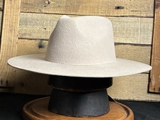 Men  s Wide Brim Fedora Hat Med. Tan 