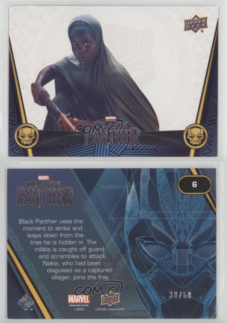 2018 Upper Deck Marvel Black Panther Indigo /50 Undercover #6 2k3 thumbnail 3