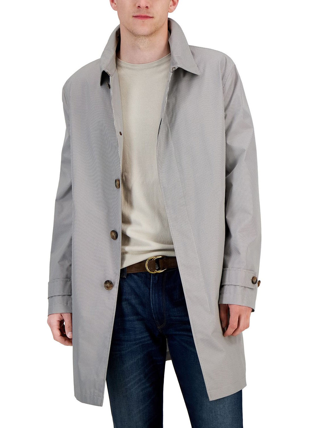 Мужской плащ классического покроя Lauren Ralph Lauren 40 Обычный кремовый коричневый - 350 новозеландских долларов 21190₽