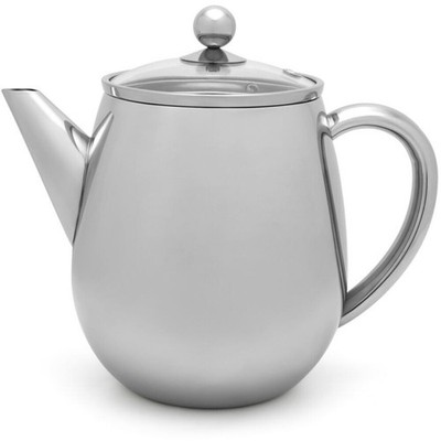 Teekanne Isolierkanne Teebehälter ''Duet Eva'' 1,1 l Edelstahl rostfrei glänzend