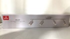 Globe Electric Pratt 30 in. 4-Light Brushed Nickel Track Lighting New