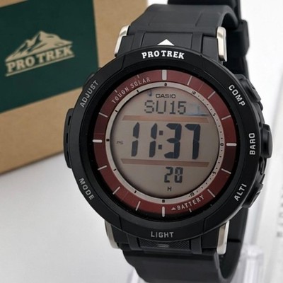 Unused CASIO PROTREK PRG 30 Tough Solar Digital Wristwatch