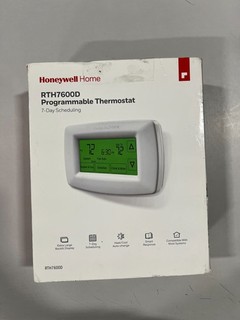 Honeywell Home 7 Day Programmable Thermostat with Touchscreen Display RTH7600D