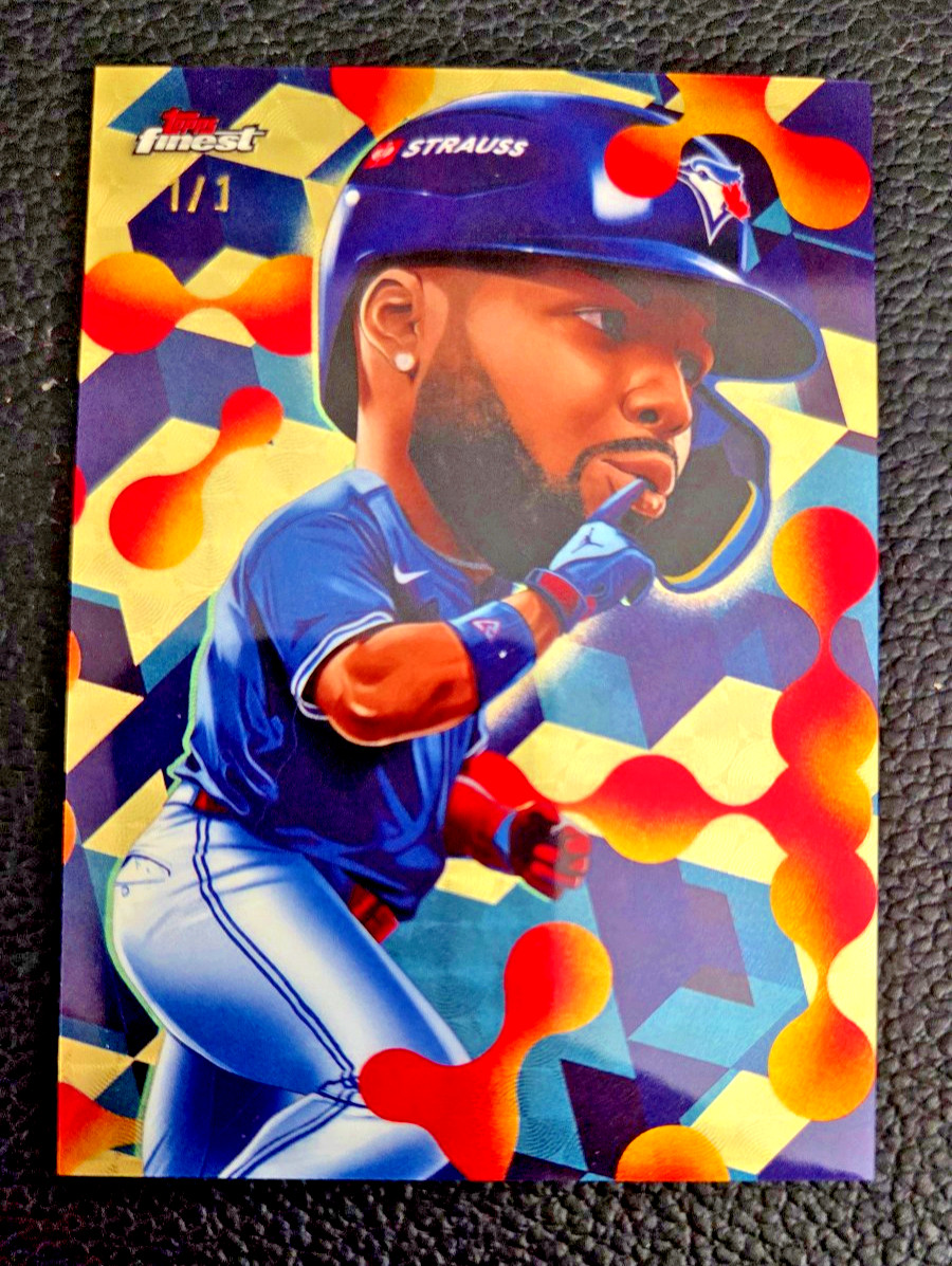 2026 VLADIMIR GUERRERO JR TOPPS FINEST HEADLINERS SUPERFRACTOR 1 OF 1 BLUE JAYS