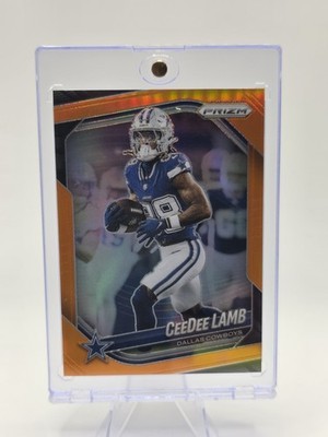 2025 Panini Prizm - CeeDee Lamb #154 Orange Prizm /249