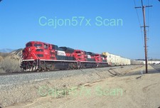 Original Slide- FXE Ferromex SD70ACe 4094 & UP Train At El Casco, CA. 12/14