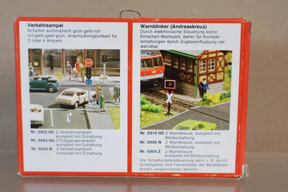 BUSCH 5947 N SCALE FLASHING WARNING LIGHTS KIT for MODEL RAILWAY om - Image 2 of 4