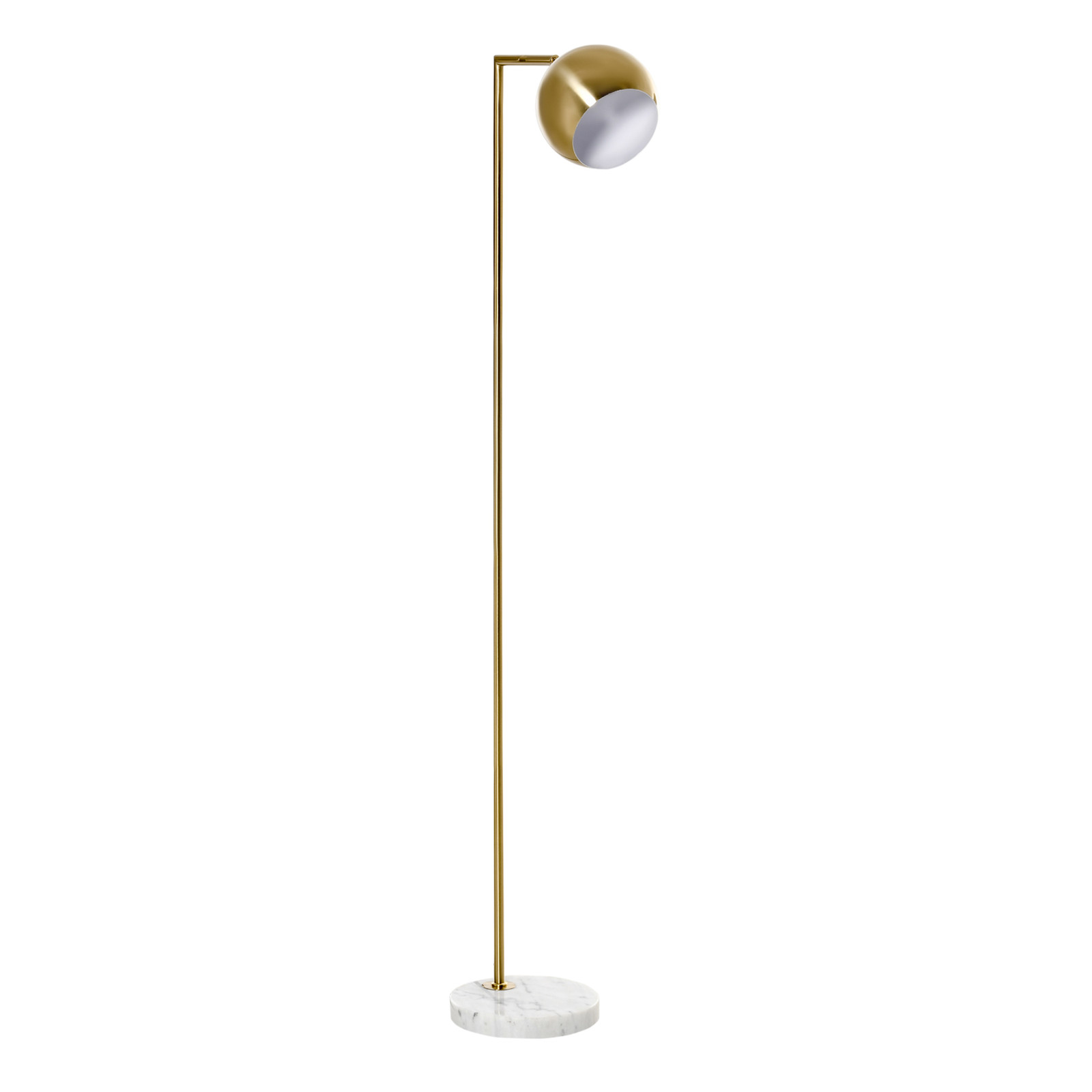 Lampada da Terra Moderna HOMCOM con Paralume Regolabile