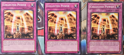 Yu-Gi-Oh! TCG 3x Collected Power LON-EN078/LCJW-EN077 1st Ed./LCJW-EN098 Common 