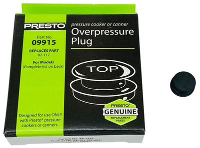 #ad 09915 Pressure Cooker Overpressure Plug Fits Presto No. 01 PA4 Models $6.13