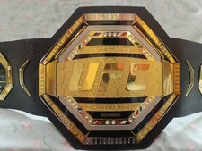 UFC Legacy Championship Title Belt 2mm Brass Gold Replica Belt Adult Size