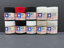 Tamiya Acrylic Paint Set Lot of (10) Large 23...