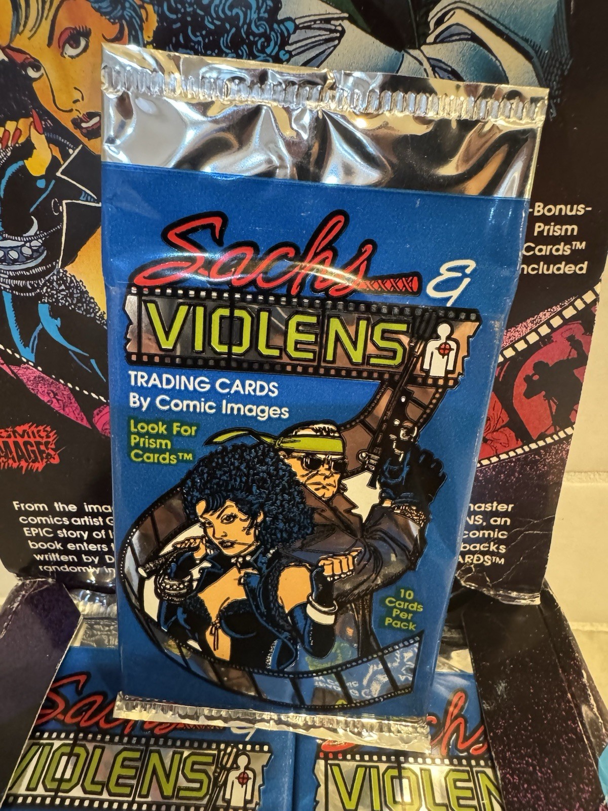 1993 Sachs & Violens Comic Images Art Trading Cards 1 Sealed Pack. 10 Cards/pack
