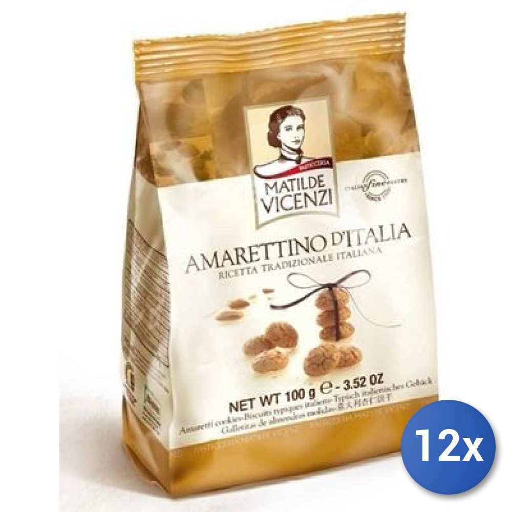 12x Multipack Vicenzi Amarettino D'Italia Gr 100