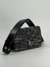 Alexander McQueen Small Skull Raffia Shoulder Bag