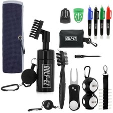 Golf Essentials Kit  Must-Have Accessories   Water Brush, Towel, Club Brush,...