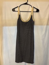 Heart & Hips Striped Bodycon Mini Dress with Contrast Binding
