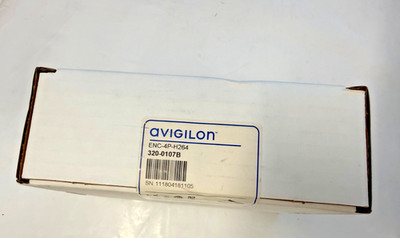 Avigilon ENC-4P-H264 4-Port H.264 Video Encoder with 4 Audio In & 4 Audio Out