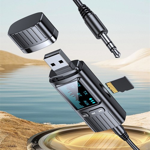 1Pc Wireless Bluetooth Transmitter Receiver 2 in1 Audio 3.5mm Jack Aux Adapter - Photo 9/24