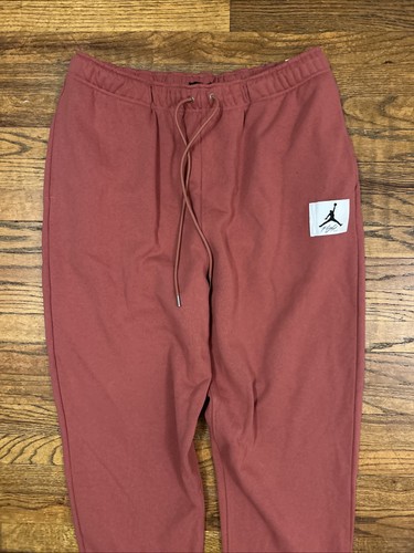 Jordan Flight Fleece Men's Sweatpants Standard Fit Joggers Size 2XL Salmon - New - Picture 4 of 9