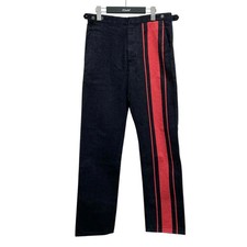 Used Comme Des Garcons Homme Plus Denim Pants Pp 10040S Indigo Red Size S 021125
